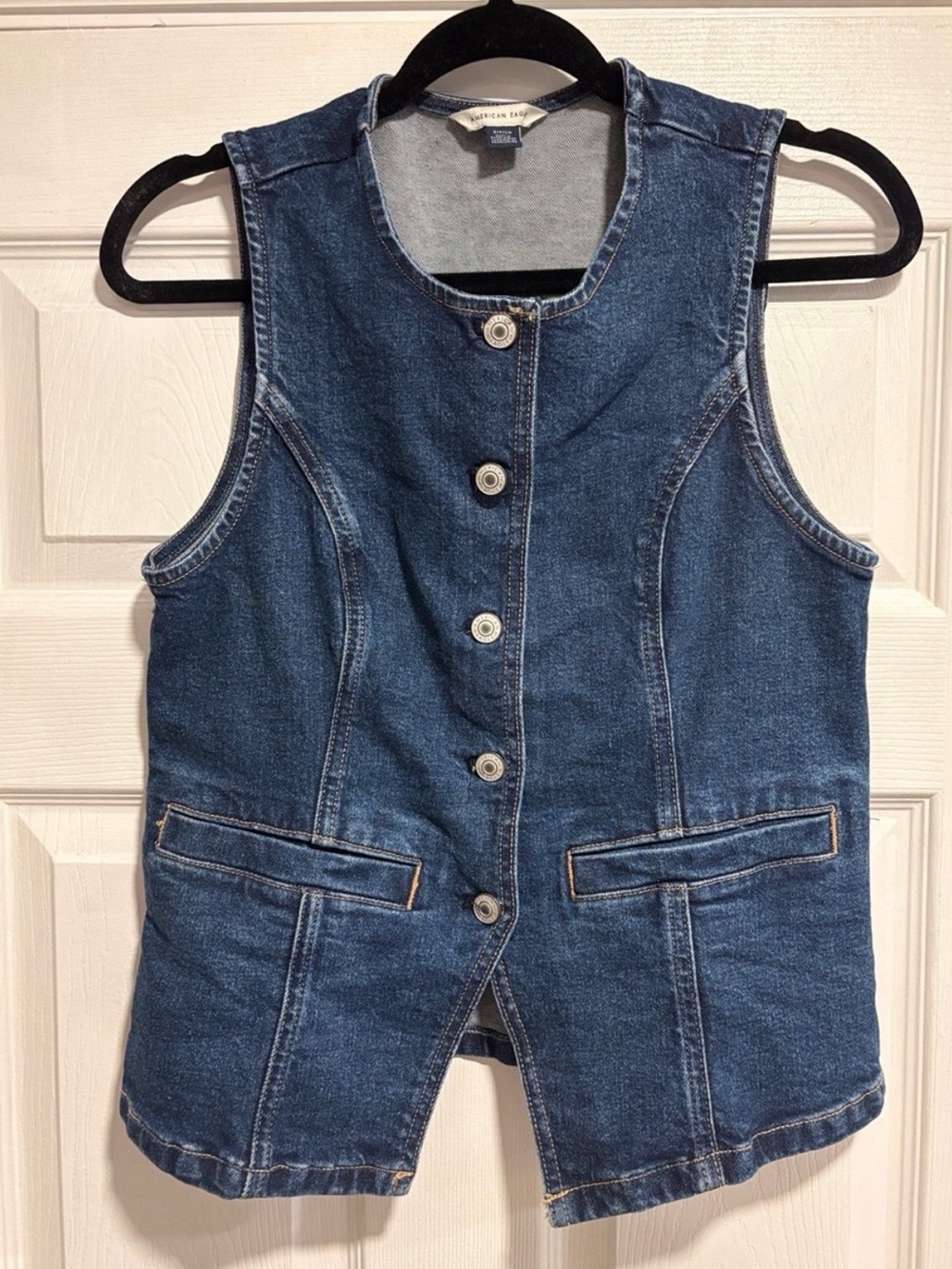American Eagle Outfitters Denim Vest Top